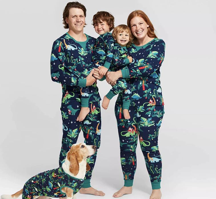 Dinosaur Christmas Pajamas