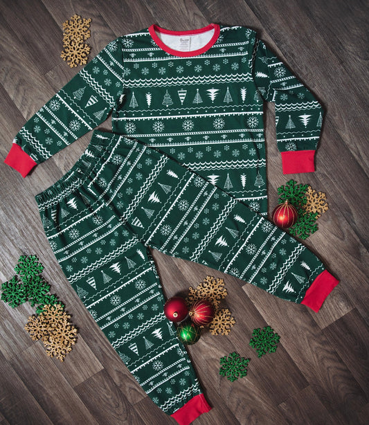 Green Family Christmas PJs