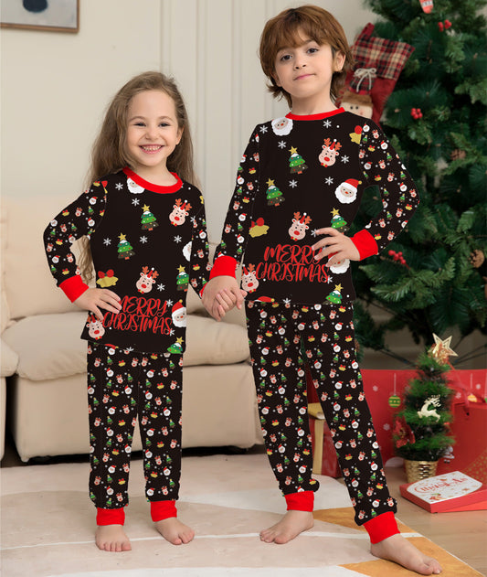 Black Merry Christmas PJs