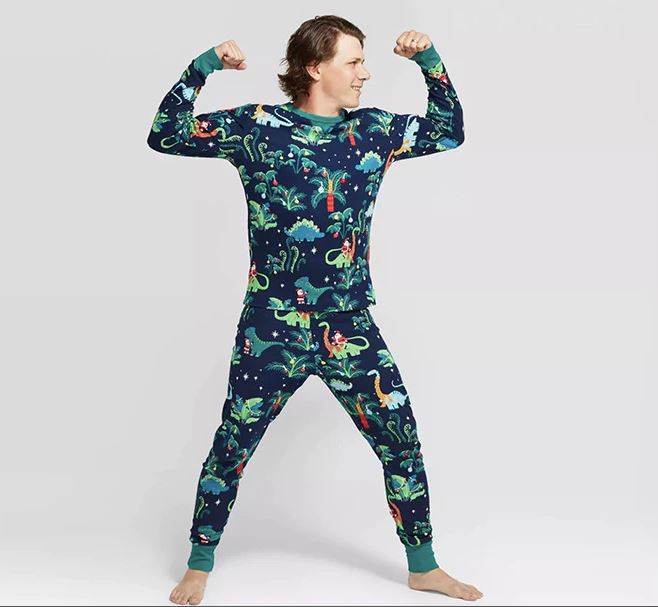 Dinosaur Christmas Pajamas