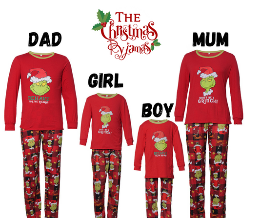 Grinch Christmas Pajamas